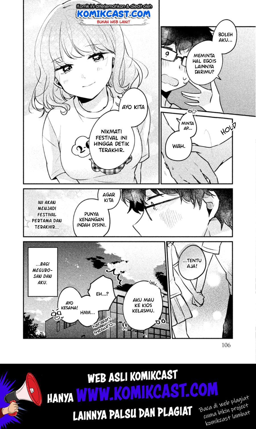 It’s Not Meguro-san’s First Time Chapter 24 Bahasa Indonesia